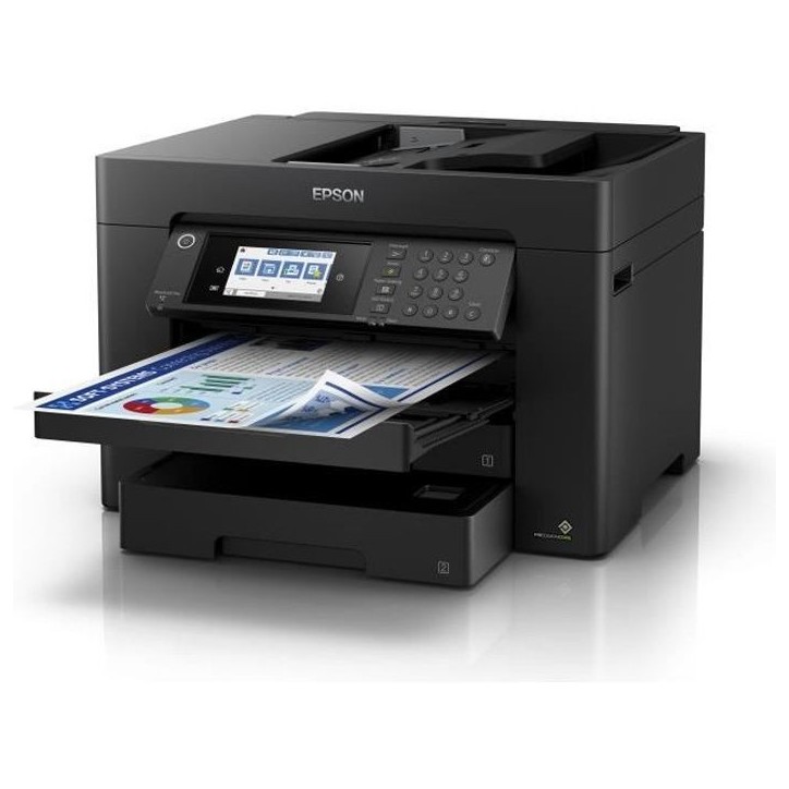 Imprimante jet d'encre EPSON WF-7840DTWF - Impression recto-verso automatique - Legal (216 x 356 mm) - Sans fil