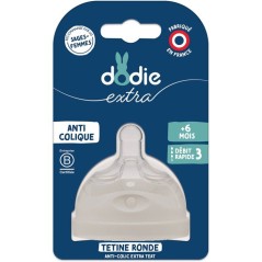 Tétine multi-perforée anti-colique - DODIE - Débit 3 - +6 mois