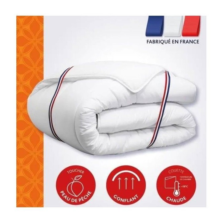 Couette Chaude - DODO - PATAGONIE - 140 x 200 cm - Blanc Couette Chaude - DODO - PATAGONIE - 140 x 200 cm - Blanc