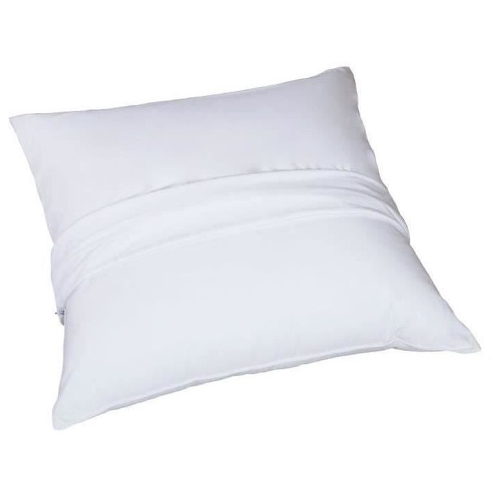 Pack 2 Oreillers DODO - Tendance - 60 x 60 cm + 2 Protege Oreillers Imperméable 60 x 60 cm - Blanc Pack 2 Oreillers DODO - Tendance - 60 x 60 cm + 2 Protege Oreillers Imperméable 60 x 60 cm - Blanc