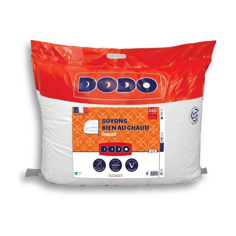 DODO - Couette - Bien au chaud - 220 x 240 - 400g/m² - VOLUPT'AIR - B