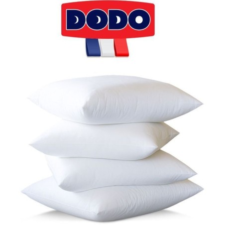 DODO - Lot de 4 oreillers moelleux - 60 x 60 cm - 100% Polyester VOLUP