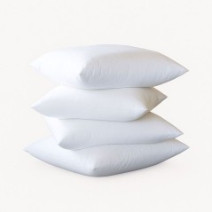 DODO - Lot de 4 oreillers moelleux - 60 x 60 cm - 100% Polyester VOLUP