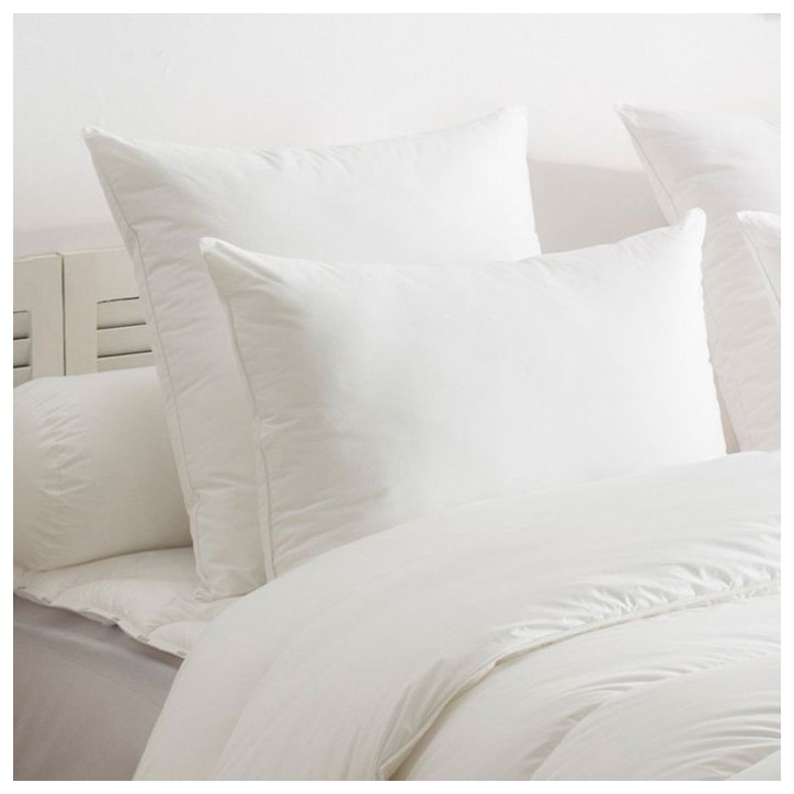 DODO - Lot de 4 oreillers moelleux - 60 x 60 cm - 100% Polyester VOLUPT'AIR - Blanc DODO - Lot de 4 oreillers moelleux - 60 x 60 cm - 100% Polyester VOLUPT'AIR - Blanc