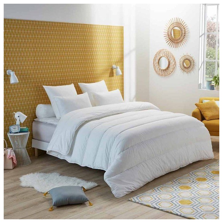 Couette Tempérée 250gr/m² - DODO - L'Authentique - 220 x 240 cm - Blanc