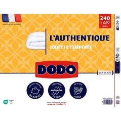Couette Tempérée 250gr/m² - DODO - L'Authentique - 220 x 240 cm - B