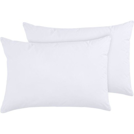Lot de 2 Oreillers Médium - DODO - L'Authentique - 50 x 70 cm - Blanc