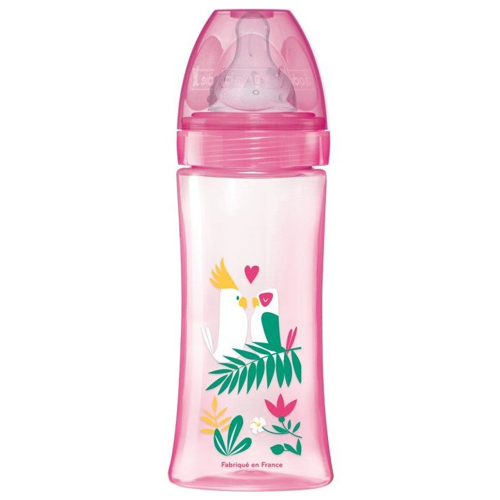 Biberon anti-colique - DODIE - 330 ml - Tétine ronde - +6 mois - 3 vitesses - Débit 3 - Rose Biberon anti-colique - DODIE - 330 ml - Tétine ronde - +6 mois - 3 vitesses - Débit 3 - Rose