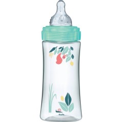 Biberon anti-colique - DODIE - 330 ml - Tétine ronde - +6 mois - 3 vitesses - Débit 3 - Vert
