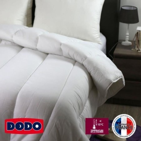 Couette Tres Chaude 450 gr/m² - DODO - SUPER ACTIWARM - 220 x 240 cm - Blanc