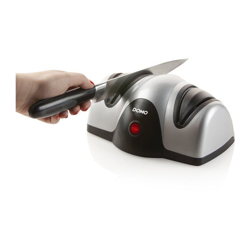 Aiguiseur de couteaux électrique - DOMO - 40 W - Affutage a 2 meules