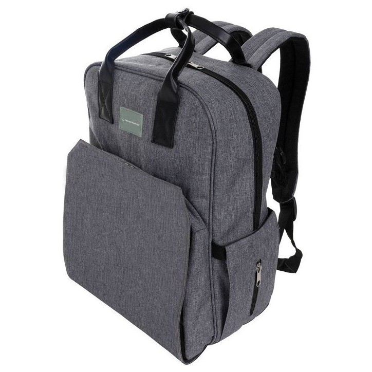 Sac a dos a langer avec matelas a langer - DREAMBABY - Clips pour poussette - Pochette d'essuyage en filet - Sangles réglables
