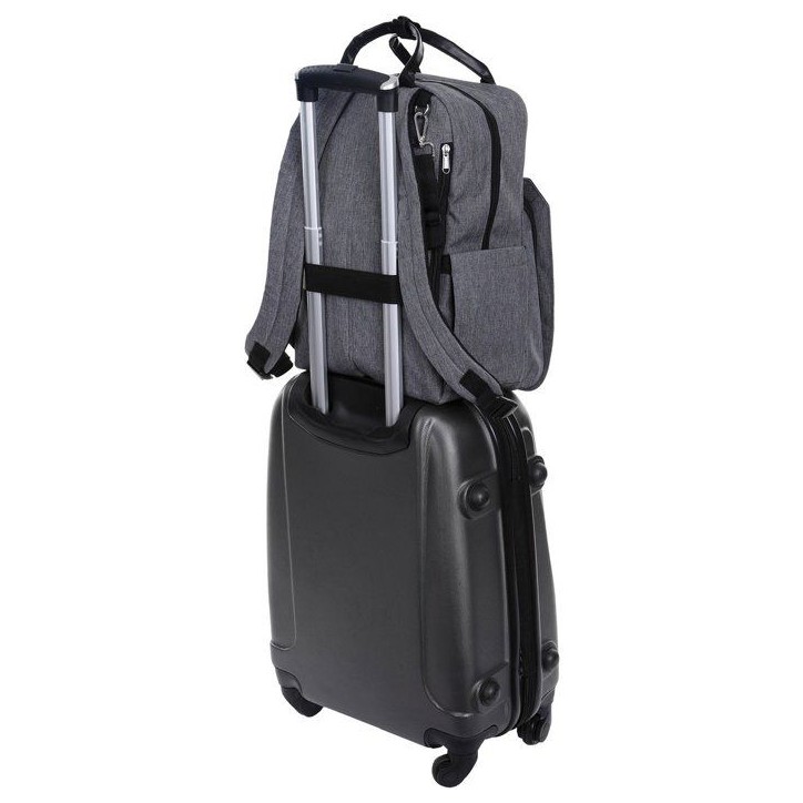 Sac a dos a langer avec matelas a langer - DREAMBABY - Clips pour poussette - Pochette d'essuyage en filet - Sangles réglables