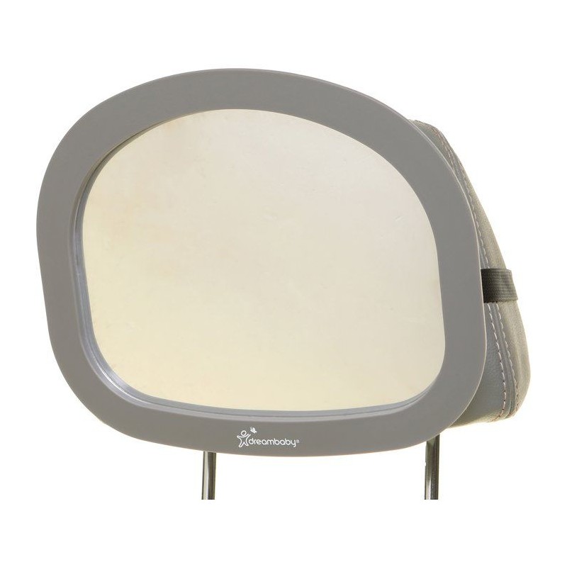 Grand miroir de siege arriere - DREAMBABY - Ajustable EZY-Fit - Vue gr