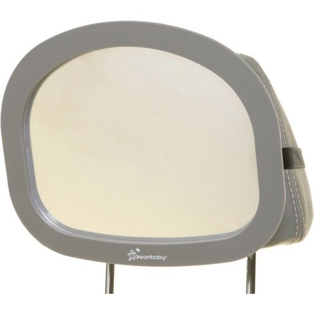 Grand miroir de siege arriere - DREAMBABY - Ajustable EZY-Fit - Vue gr