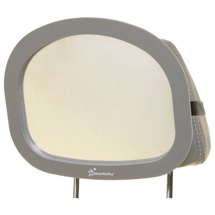 Grand miroir de siege arriere - DREAMBABY - Ajustable EZY-Fit - Vue grand angle pour la sécurité des bébés et des jeunes enf Grand miroir de siege arriere - DREAMBABY - Ajustable EZY-Fit - Vue grand angle pour la sécurité des bébés et des jeunes enf