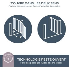 Barriere de sécurité - DREAMBABY - Ava - Montée sur pression - Pour