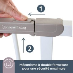 Barriere de sécurité - DREAMBABY - Ava - Montée sur pression - Pour