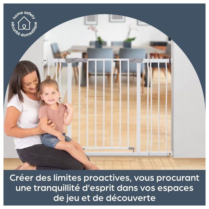 Barriere de sécurité - DREAMBABY - Ava - Montée sur pression - Pour 75-108 cm, 76 cm de hauteur Barriere de sécurité - DREAMBABY - Ava - Montée sur pression - Pour 75-108 cm, 76 cm de hauteur