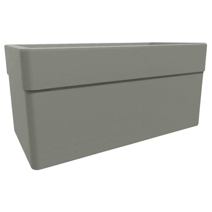 Jardiniere 80 cm - EDA - CAREL - 63 L - Avec roulettes - Extérieur ou intérieur - 78 x 39 x 39 cm - Taupe Jardiniere 80 cm - EDA - CAREL - 63 L - Avec roulettes - Extérieur ou intérieur - 78 x 39 x 39 cm - Taupe