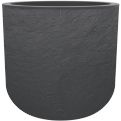 Pot de fleurs Rond 40 cm - EDA - Volcania Up - 32,5 L - Intérieur/Ext