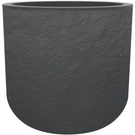 Pot de fleurs Rond 40 cm - EDA - Volcania Up - 32,5 L - Intérieur/Ext