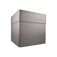 Bac a fleurs Carré 40 cm - EDA - CAREL - 26 L - Avec roulettes - Ext