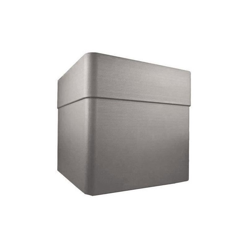 Bac a fleurs Carré 40 cm - EDA - CAREL - 26 L - Avec roulettes - Ext