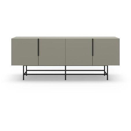 Buffet ELDIA – Vert – 4 portes – 200 x 40 x 77,9 cm