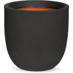CAPI EUROPE Pot de fleurs boule SMOOTH NL - 35x34 cm - Noir