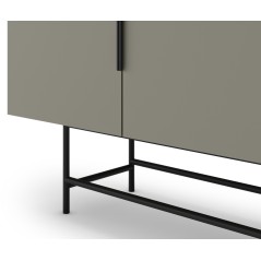 Buffet ELDIA – Vert – 4 portes – 200 x 40 x 77,9 cm