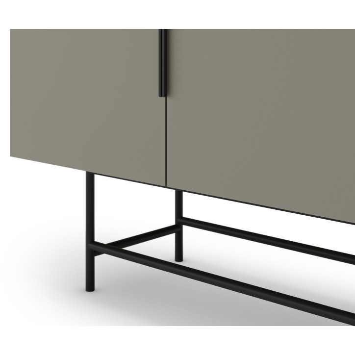 Buffet ELDIA – Vert – 4 portes – 200 x 40 x 77,9 cm Buffet ELDIA – Vert – 4 portes – 200 x 40 x 77,9 cm