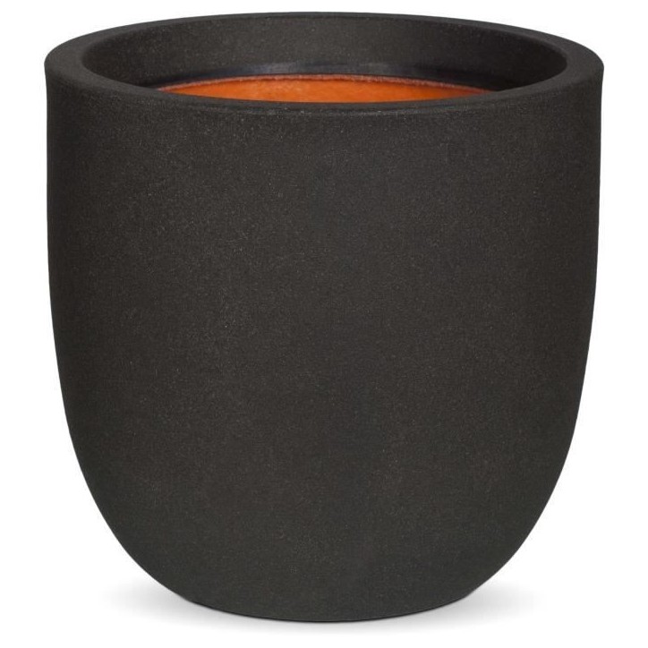 CAPI EUROPE Jardiniere URBAN SMOOTH - 43x41 cm - Noir CAPI EUROPE Jardiniere URBAN SMOOTH - 43x41 cm - Noir
