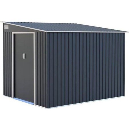 Abri de jardin en métal 5,5 m² - 215 x 257 x 193 cm - TORONTO - Kit