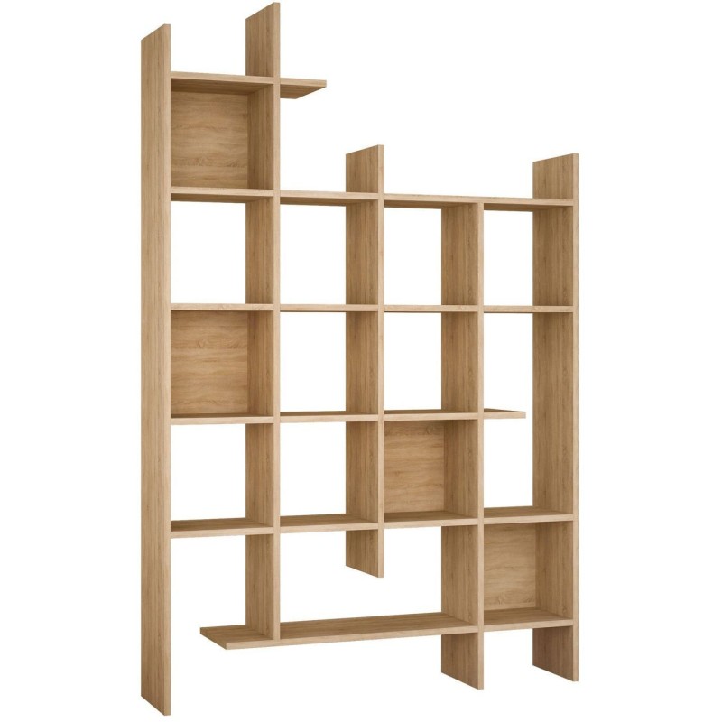 Bibliotheque étagere moderne - MANCO - Fixation murale - 122 x 188 x