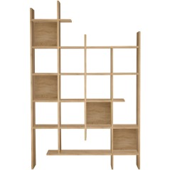 Bibliotheque étagere moderne - MANCO - Fixation murale - 122 x 188 x
