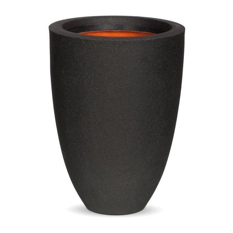 CAPI EUROPE Vase bas SMOOTH NL - 34x46 cm - Noir - 43 L