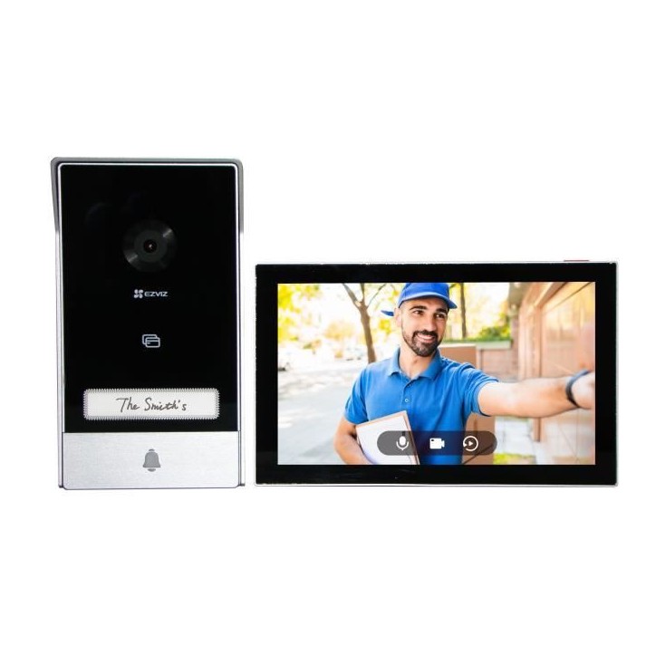 Systeme vidéophone - EZVIZ - HP7 - Résolution 2K - Vision nocturne - Connexion filaire Systeme vidéophone - EZVIZ - HP7 - Résolution 2K - Vision nocturne - Connexion filaire