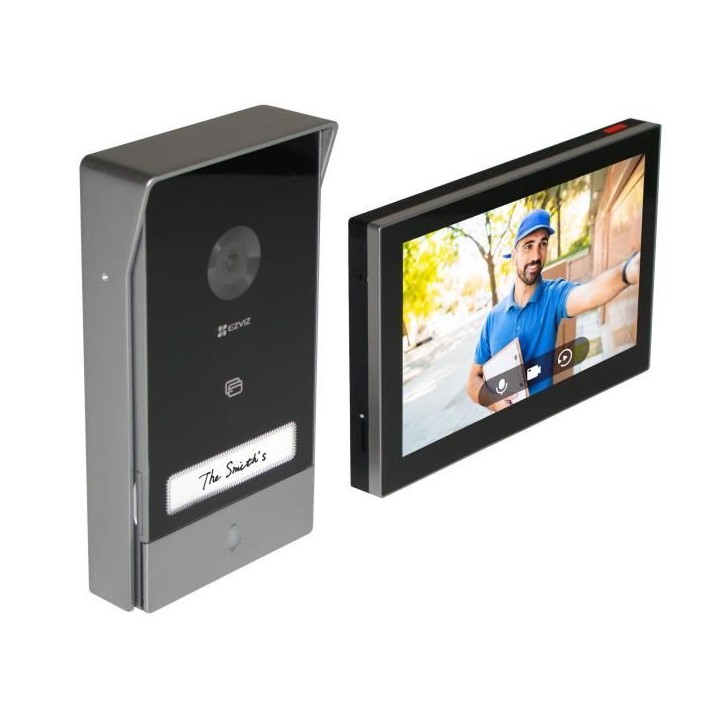 Systeme vidéophone - EZVIZ - HP7 - Résolution 2K - Vision nocturne - Connexion filaire Systeme vidéophone - EZVIZ - HP7 - Résolution 2K - Vision nocturne - Connexion filaire