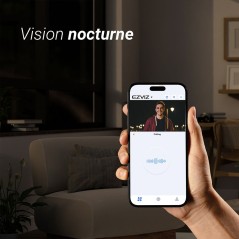 Sonnette vidéo connectée - EZVIZ - HP3 PRO - Panneau solaire argent
