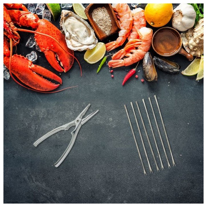Ensemble de 2 ustensiles de cuisine - FACKELMANN - Spécialités Culinaires - Pour crabes et homards