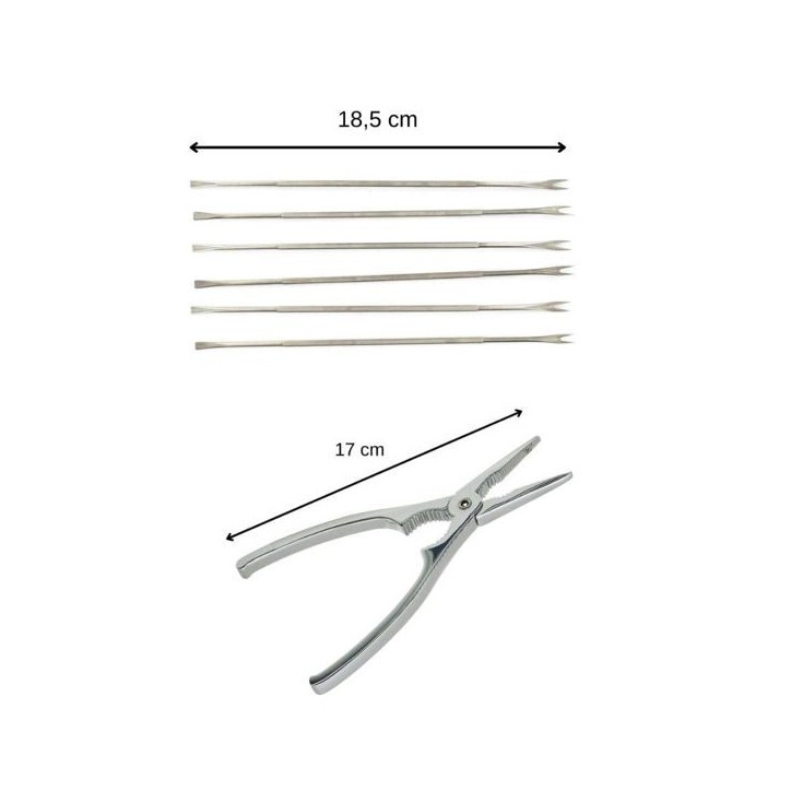 Ensemble de 2 ustensiles de cuisine - FACKELMANN - Spécialités Culinaires - Pour crabes et homards