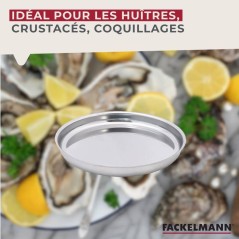 Lot de 2 plateaux pour fruits de mer - FACKELMANN - Spécialités Culi