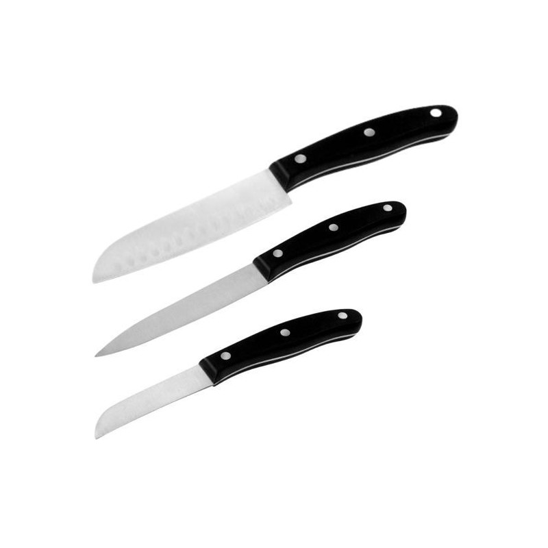 Ensemble de 3 couteaux de cuisine - NIROSTA - 20, 22 et 26 cm