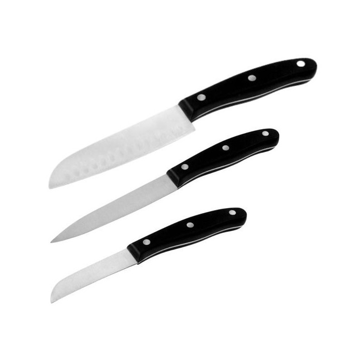 Ensemble de 3 couteaux de cuisine - NIROSTA - 20, 22 et 26 cm Ensemble de 3 couteaux de cuisine - NIROSTA - 20, 22 et 26 cm