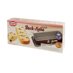 Lot de 2 moules a cakes a charniere - DR oeTKER - Back-Liebe Bicolor -