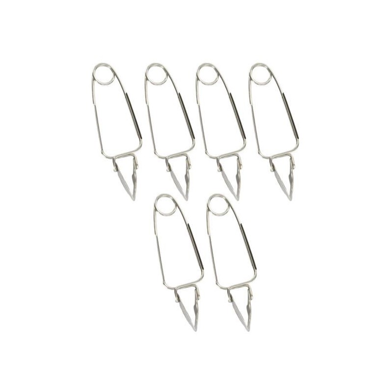 Lot de 6 pinces a escargots - FACKELMANN - Acier inoxydable