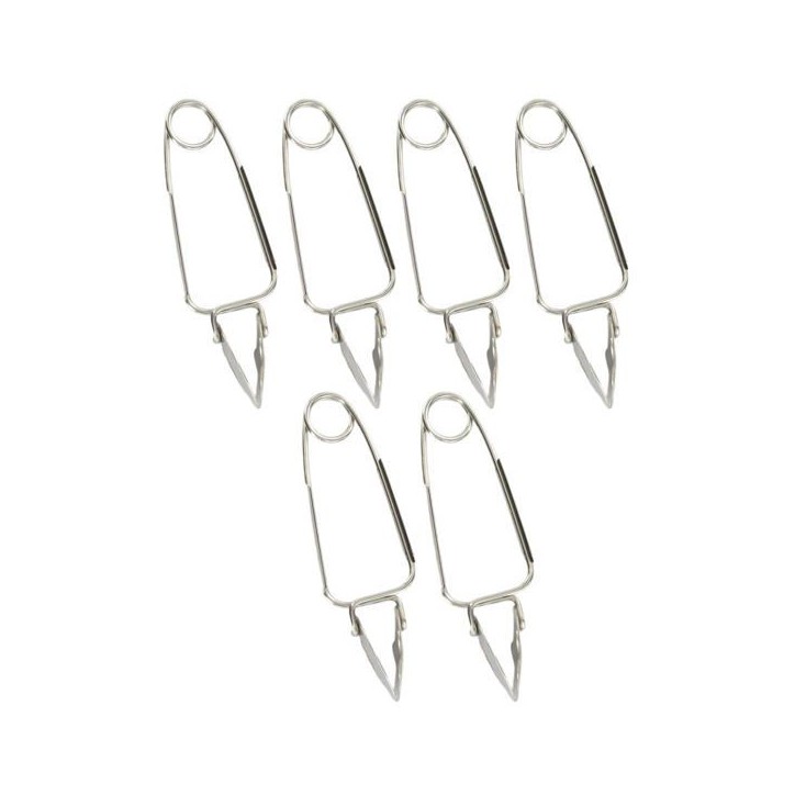 Lot de 6 pinces a escargots - FACKELMANN - Acier inoxydable Lot de 6 pinces a escargots - FACKELMANN - Acier inoxydable