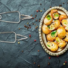 Lot de 6 pinces a escargots - FACKELMANN - Acier inoxydable