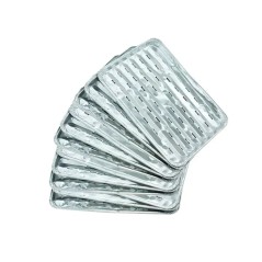 Lot de 20 barquettes - FACKELMANN - Aluminium - 34 x 23 cm
